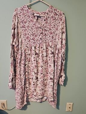 Knox Rose Blush and Mauve Floral Dress